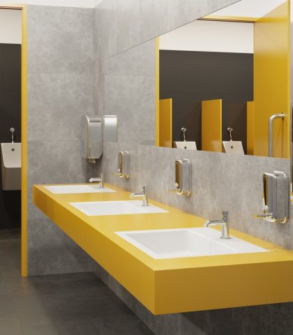 Komfort i estetyka w łazience publicznej