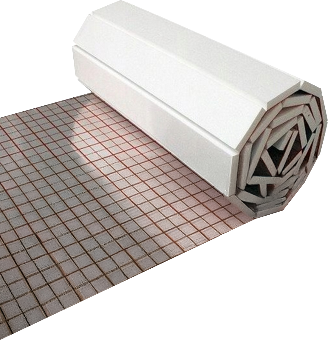 Mata styropianowa z folią aluminiową do ogrzewania podłogowego