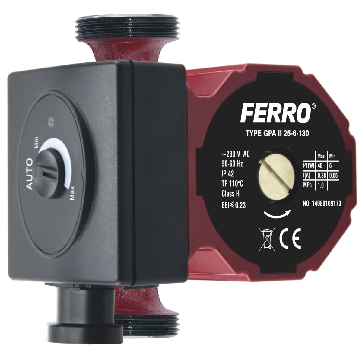 Pompa obiegowa elektroniczna GPA II 25-6-130