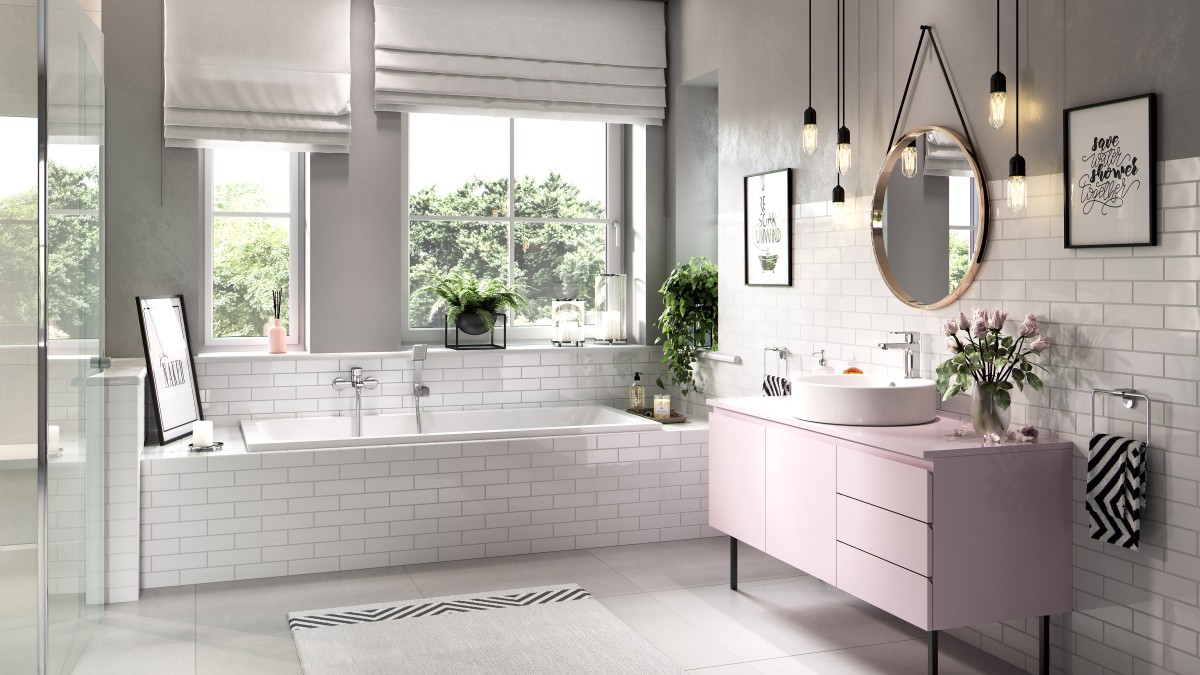 ALBA VERDELINE, Bateria umywalkowa stojąca