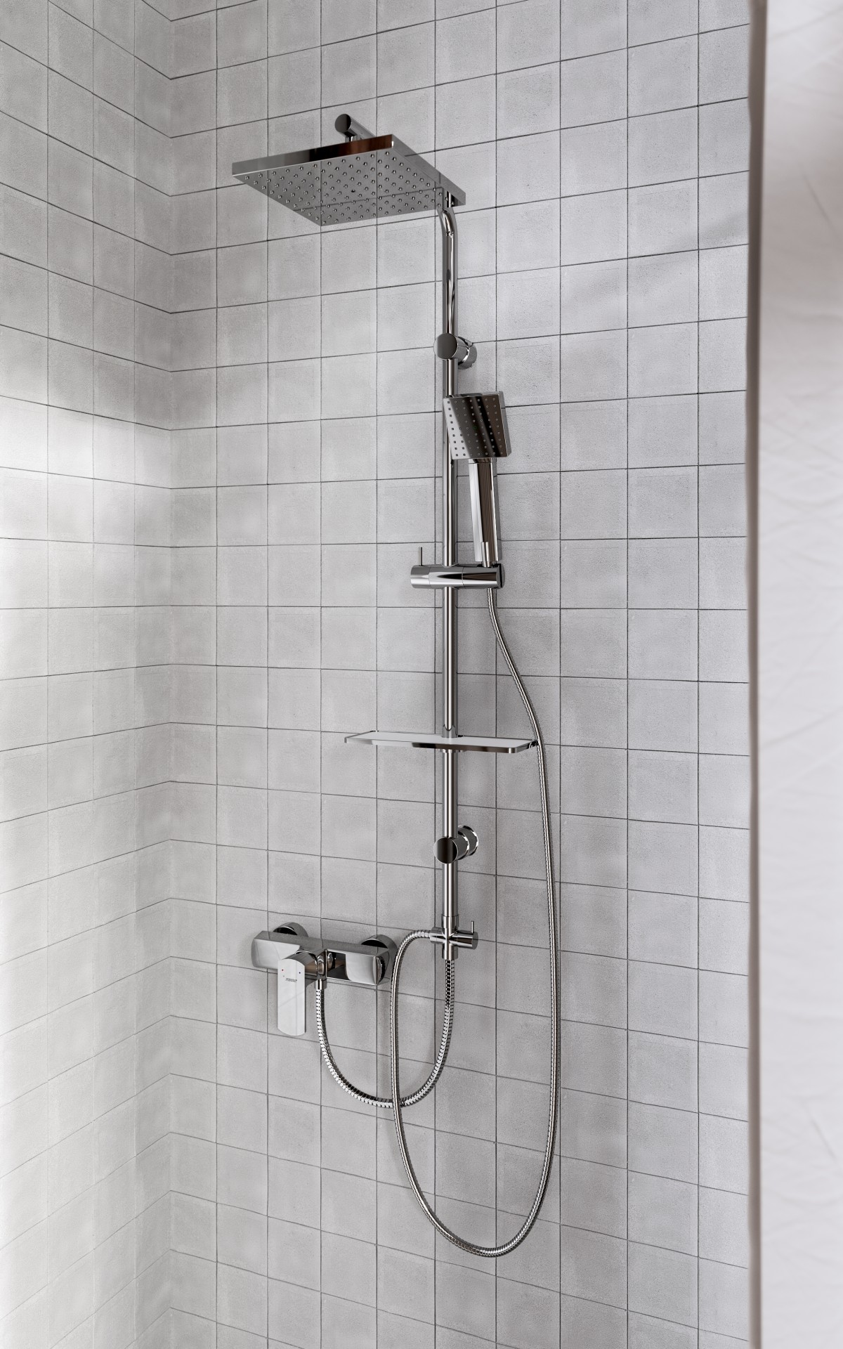 ALBA VERDELINE, Bateria natryskowa ścienna