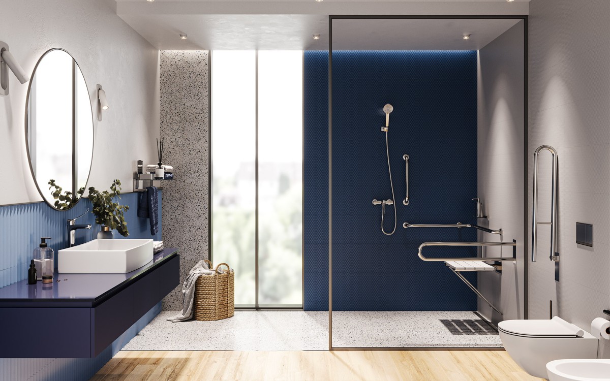 ALGEO MEDICO, Bateria natryskowa ścienna