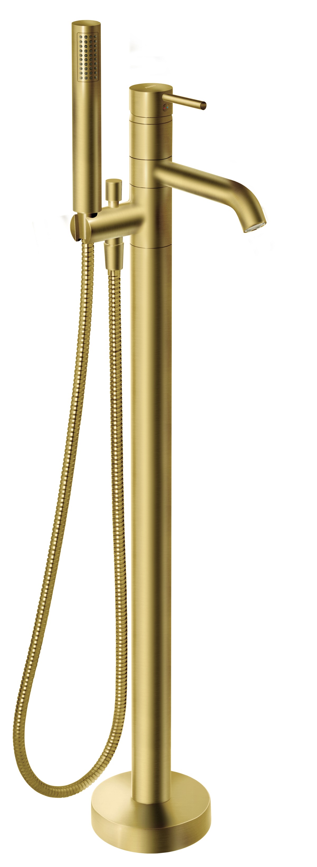 Wolnostojąca bateria wannowa z zestawem natryskowym