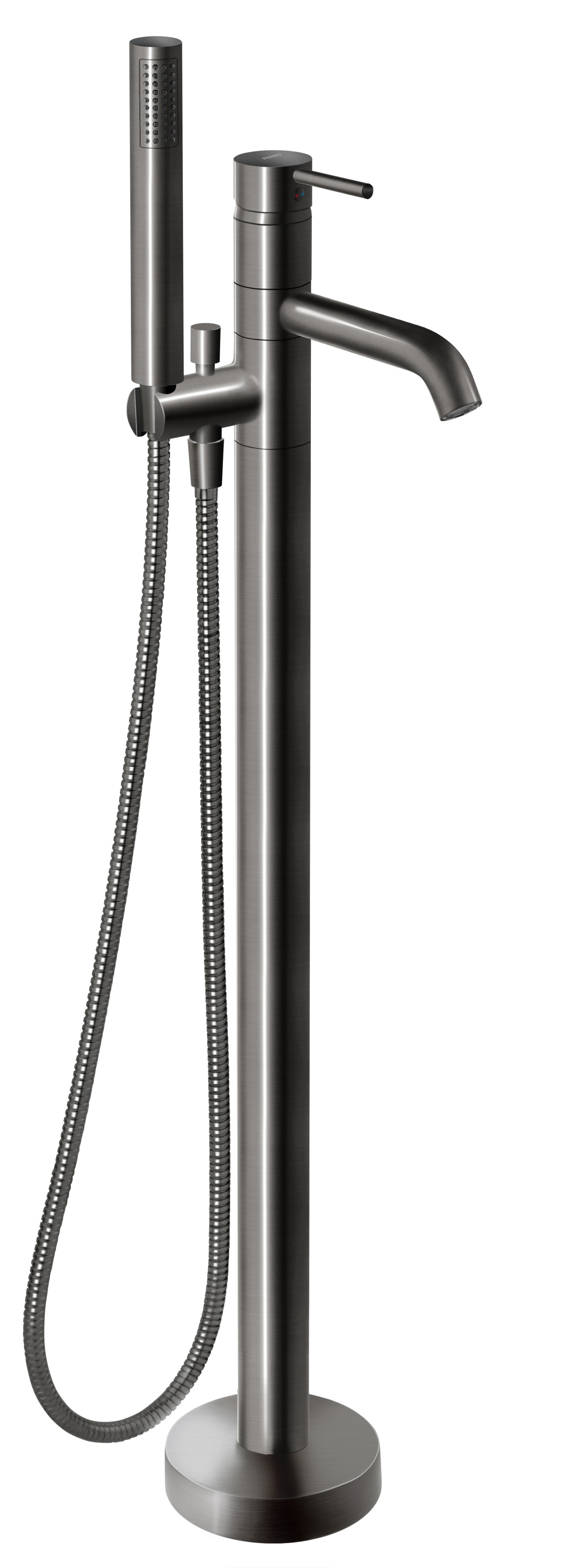 Wolnostojąca bateria wannowa z zestawem natryskowym