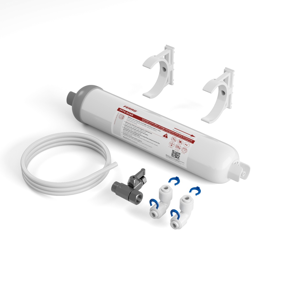 Zestaw startowy z wkładem filtrującym z aktywnym węglem impregnowanym srebrem, przyłącze Q