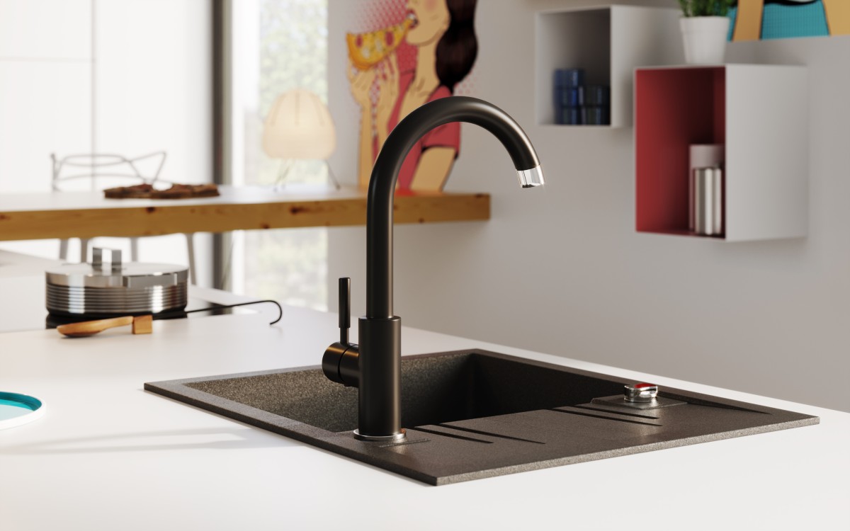 LUGIO, Bateria zlewozmywakowa stojąca