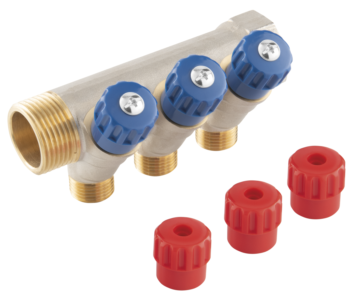 Rozdzielacz sanitarny 1” x 1/2”