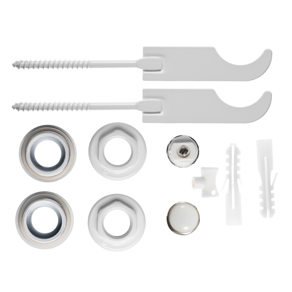 Zestaw korków grzejnikowych z dwoma wieszakami