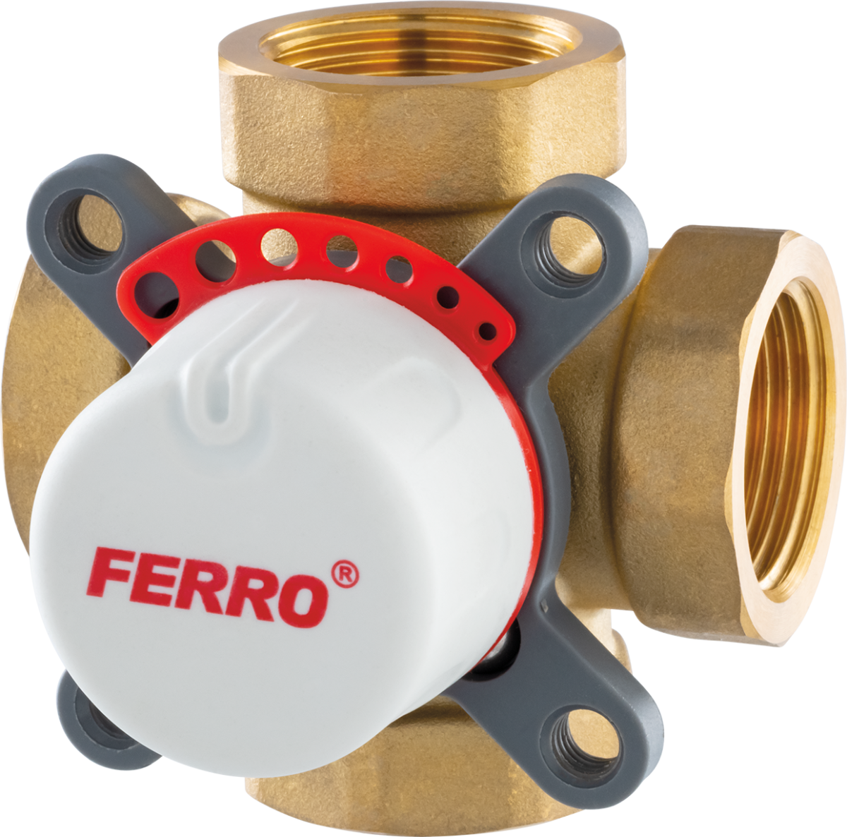 Zawór mieszający 4-drogowy