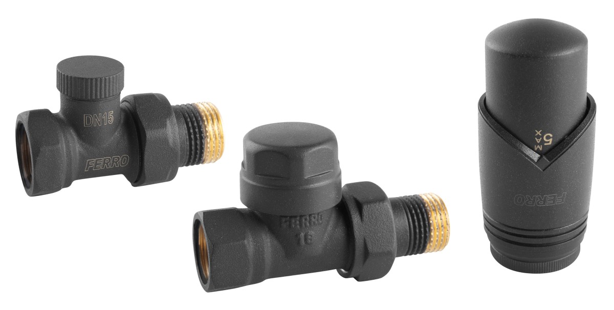 Dekoracyjny zestaw termostatyczny prosty