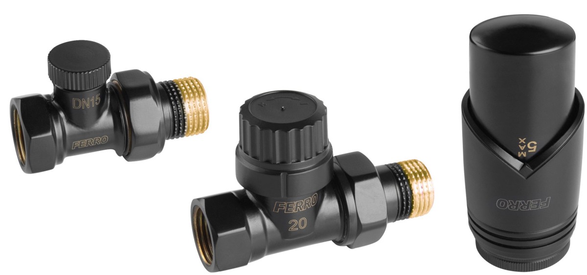 Dekoracyjny zestaw termostatyczny prosty