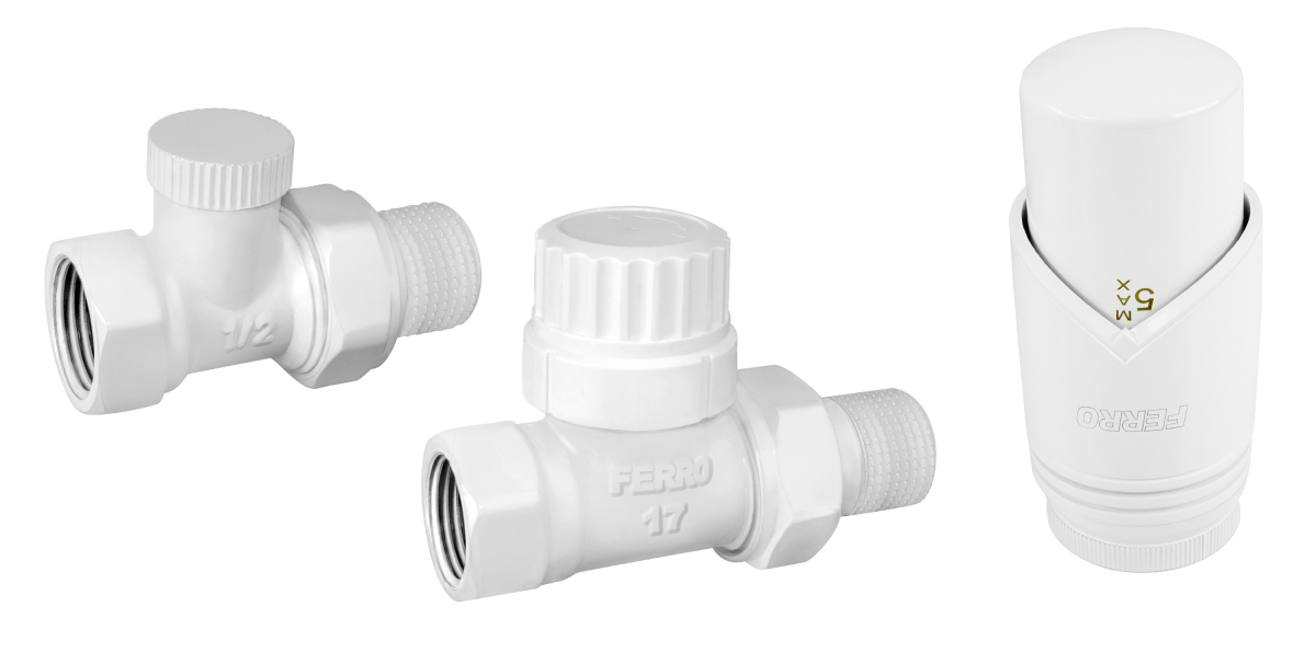 Dekoracyjny zestaw termostatyczny prosty