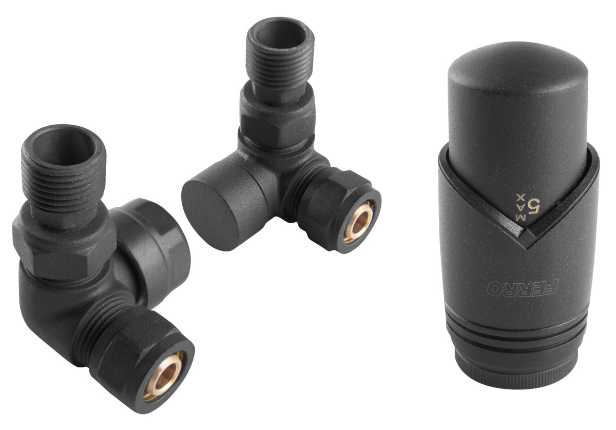 Dekoracyjny zestaw termostatyczny osiowy